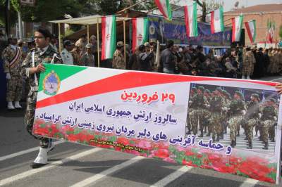 سالروز ارتش جمهوری اسلامی ایران در ساری