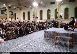 دیدار مداحان اهل بیت(ع) با رهبر معظم انقلاب