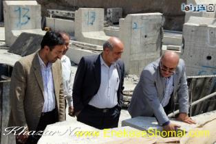 بازدید اعضای شورای شهر ساری از کارخانه آسفالت سازمان عمران شهرداری