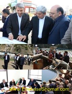 بازدید مدیر عامل شرکت مهندسی آبفای کشور از پروژه های نیمه تمام روستایی غرب مازندران