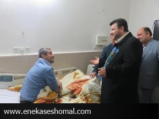 فرماندار ساری به دیدار جانبازان دفاع مقدس رفت