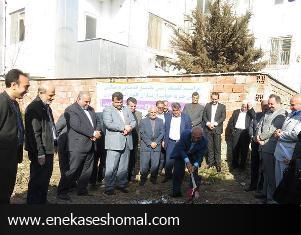 مرکز درمانی انجمن بیماران کلیوی مازندران کلنگ‌زنی شد
