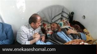​مدیرعامل باشگاه شهدای غواص مازندران از جانباز مدافع حرم دیدار کرد