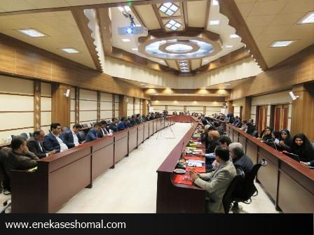 اولین جلسه شورای اداری شهرستان ساری در سالن تازه احداث فرمانداری