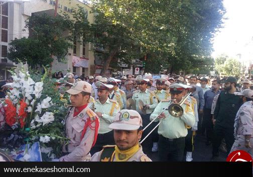 تشییع پیکر سردار غلامرضا صادقی فرد