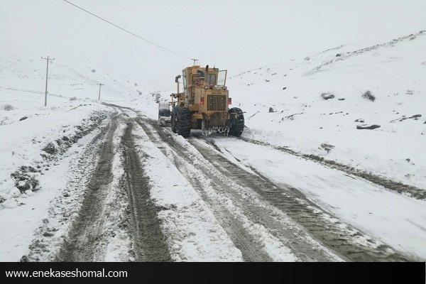 راه ۳۶۰ روستای درگیر برف مازندران بازگشایی شد