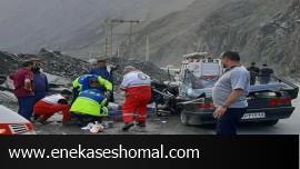 ریزش سنگ در محور کندوان یک فوتی و یک مصدوم برجای گذاشت
