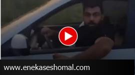 لحظه نفسگیر بازداشت زورگیر جاده خزرآباد ساری