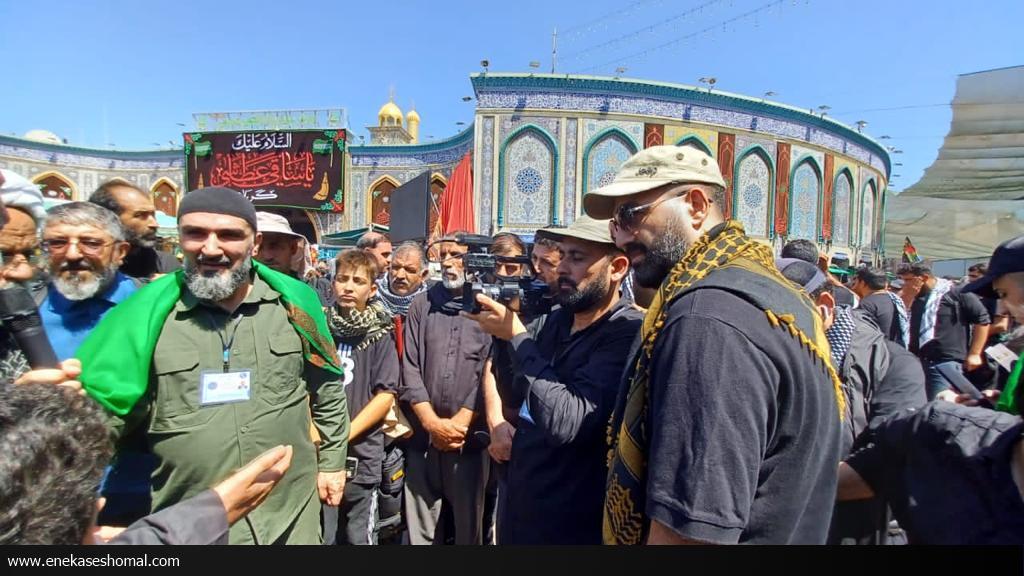 جهاد تبیین صدا و سیمای مازندران از مناره‌های حرم کربلا و نجف