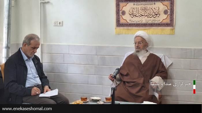 دیدار با مراجع و علما در قم