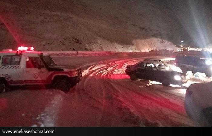 امدادرسانی به ۲۶۳ نفر از متاثرین برف و کولاک در مازندران