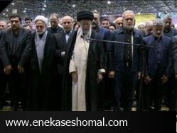 رهبر انقلاب بر پیکر شهید اسماعیل هنیه نماز اقامه کردند+ فیلم