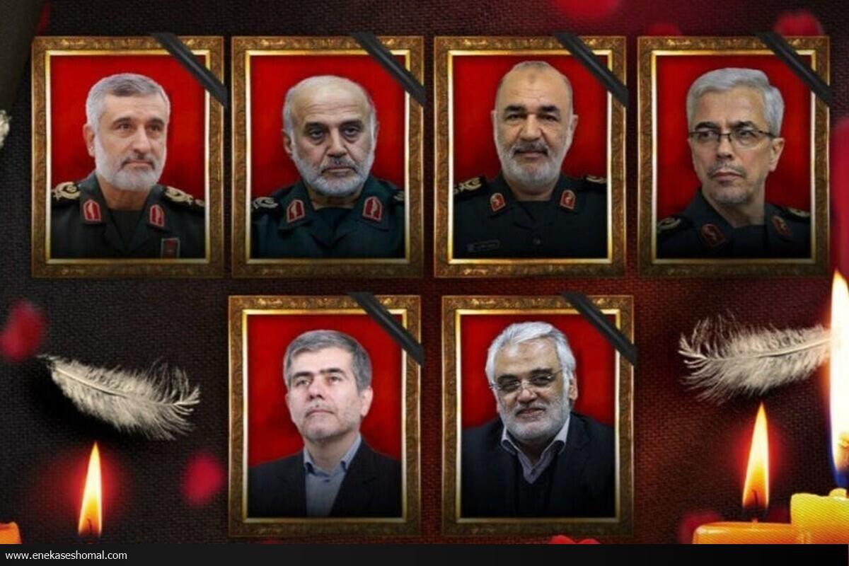 شنبه، تشییع فرماندهان شهید تجاوز وحشیانه اسرائیل