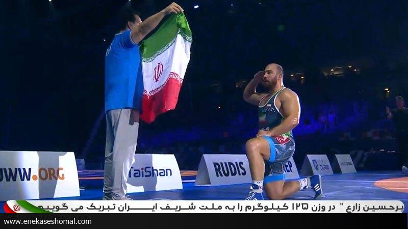 درخشش زارع در سنگین وزن جهان با کسب نشان طلا